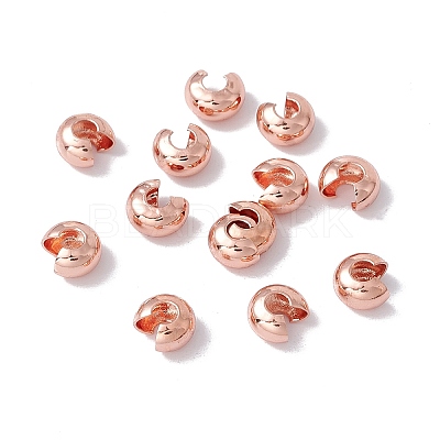 Brass Crimp Beads Covers LS-X-KK-P219-05D-RG-1