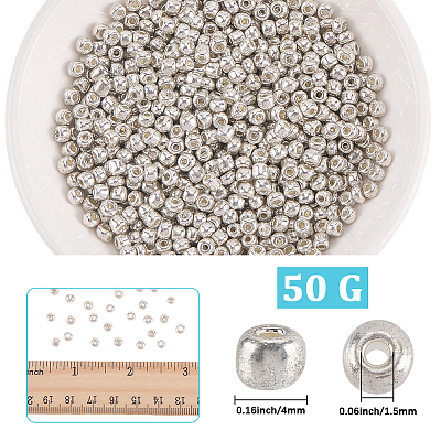 50G Glass Seed Beads SEED-PA0001-36C-01-1