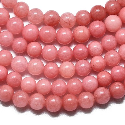 Natural Malaysia Jade Beads Strands G-L645-A01-6mm-20-1
