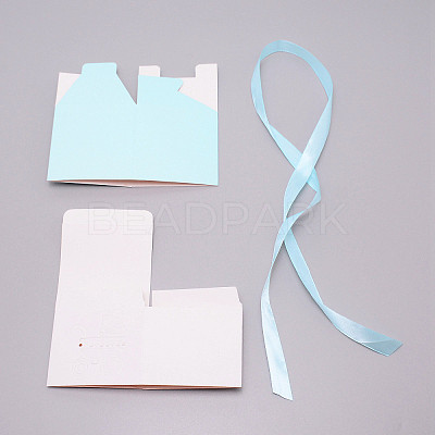 Square Paper Pierced Candy Boxes CON-WH0084-10-1