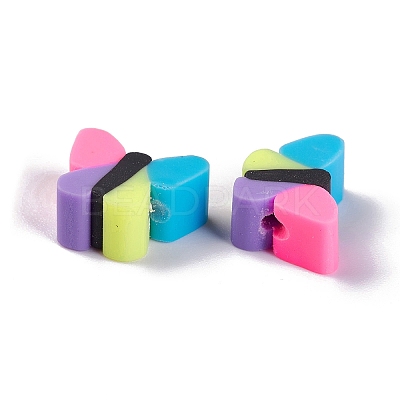 Handmade Polymer Clay Beads CLAY-E002-09-1