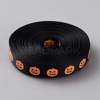 Halloween Polyester Ribbons OCOR-WH0120-29C-1