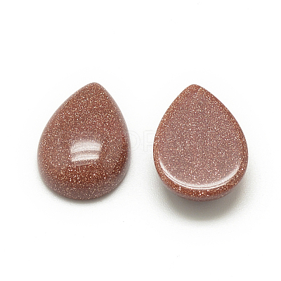 Synthetic Goldstone Cabochons G-R417-18x25-47-1