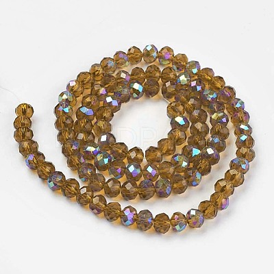 Electroplate Glass Beads Strands EGLA-A044-T4mm-L02-1