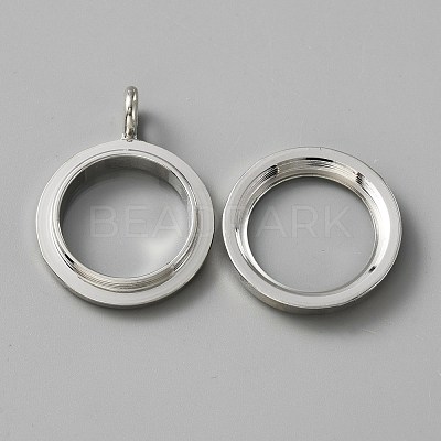 Alloy Crystal Rhinestone Locket Pendants FIND-WH0061-50A-P-1