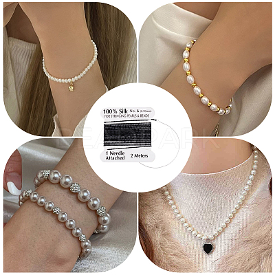 5Pcs Pure Silk Cord OCOR-BBC0001-04A-1