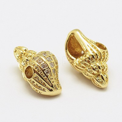 Brass Micro Pave Grade AAA Cubic Zirconia X-KK-P055-10G-NR-1