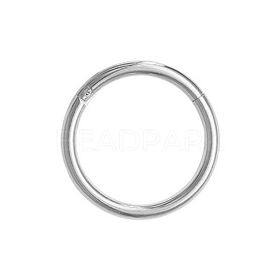 316L Surgical Stainless Steel Hoop Cartilage Earrings WGB51CA-76-1