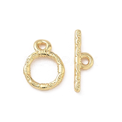 Brass Toggle Clasp KK-D289-53A-G-1