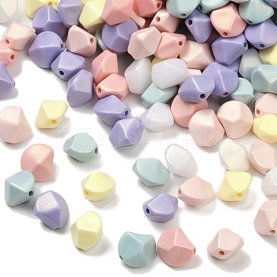 UV Plating Opaque Acrylic Beads OACR-B031-35-1