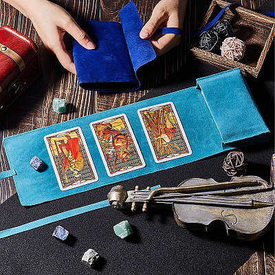 Double-Sided Velvet Tarot Cards Storage Bags ABAG-CN0001-07F-1