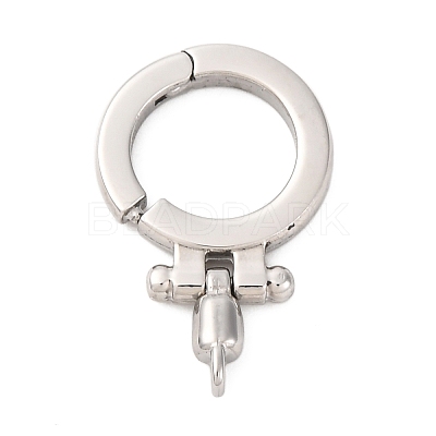 304 Stainless Steel Twister Clasps STAS-S187-01P-1