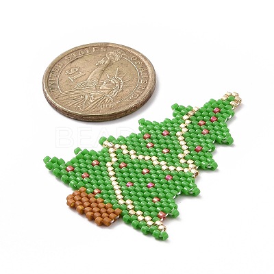 Handmade MIYUKI Japanese Seed Loom Pattern Seed Beads PALLOY-MZ00059-01-1