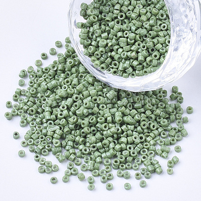 Glass Cylinder Beads SEED-Q036-01A-D10-1