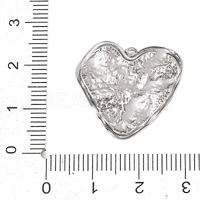 Textured 304 Stainless Steel Pendants STAS-D264-06G-P-1