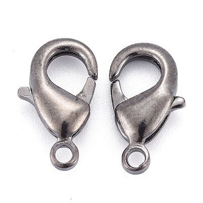 Brass Lobster Claw Clasps X-KK-902-B-1