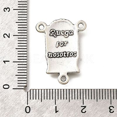 Tibetan Style Alloy Chandelier Component Links PALLOY-D291-26AS-1