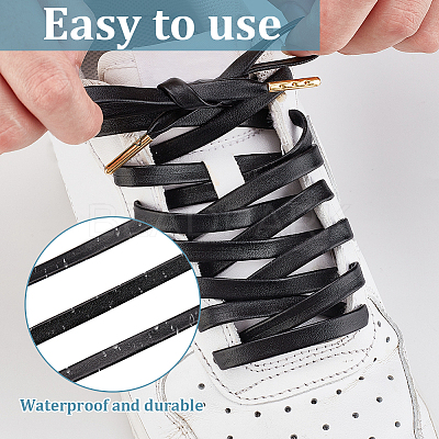 Imitation Leather Shoe Laces FIND-WH0110-387C-1