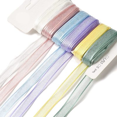 Polyester and Nylon Ribbon Sets DIY-Z029-01K-1