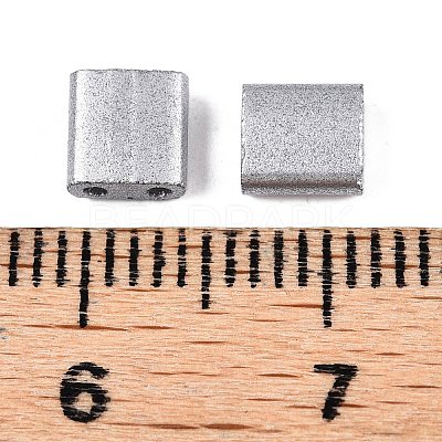 2-Hole Baking Paint Glass Seed Beads SEED-S023-17C-28-1