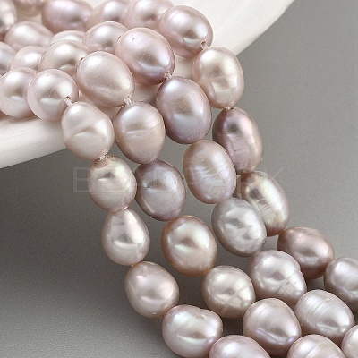 Natural Cultured Freshwater Pearl Beads Strands PEAR-P062-10B-1