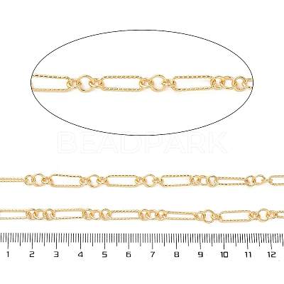 Alloy Oval Link Chains LCHA-L002-06G-1
