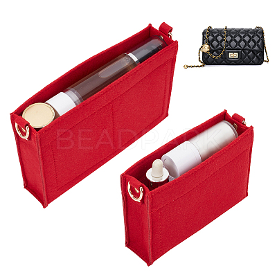 2Pcs 2 Style Wool Felt Bag Organizer Inserts FIND-WR0007-41D-1