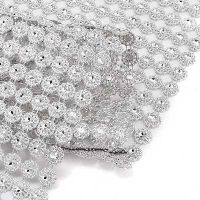 13 Rows Plastic Diamond Mesh Wrap Roll DIY-L049-02-1