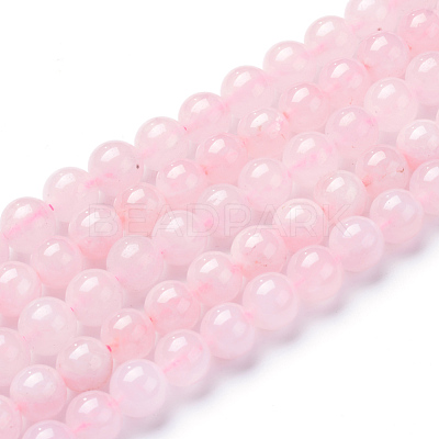 Natural Rose Quartz Beads Strands X-G-T055-4mm-13-1