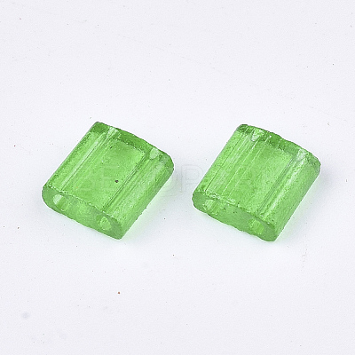 2-Hole Glass Seed Beads LS-SEED-T003-01C-04-1