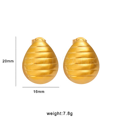 304 Stainless Steel Stud Earrings WG29ED6-02-1