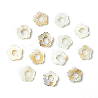 20Pcs Freshwater Shell Beads Frames SHEL-YW0001-08-1