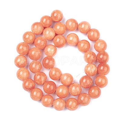 Natural Mashan Jade Beads Strands DJAD-6D-18-2-1