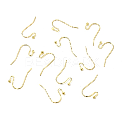 Golden Color Brass Hook Ear Wire X-J0JQN-G-1