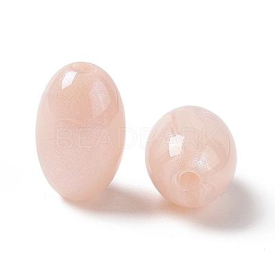 Opaque Acrylic Beads OACR-C008-05C-1