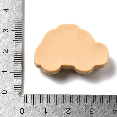 Vehicle Theme Opaque Resin Cabochons RESI-C056-03C-1