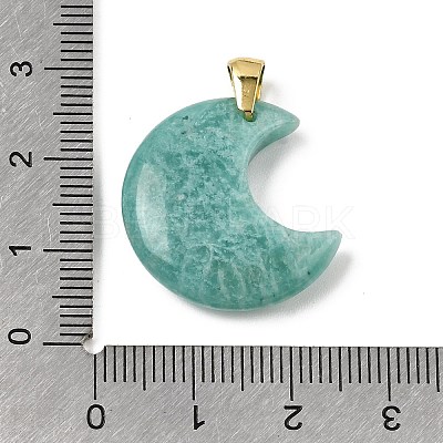 Natural Amazonite Pendants G-A297-02G-11-1