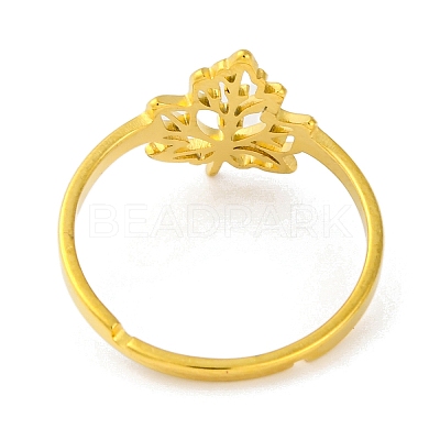 201 Stainless Steel Adjustable Rings for Women RJEW-D082-02A-1