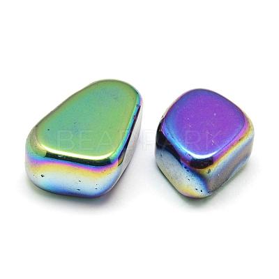 Electroplate Non-magnetic Synthetic Hematite Beads G-Q947-07B-1