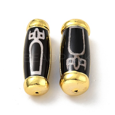 Tibetan Style dZi Beads KK-F836-09G-1