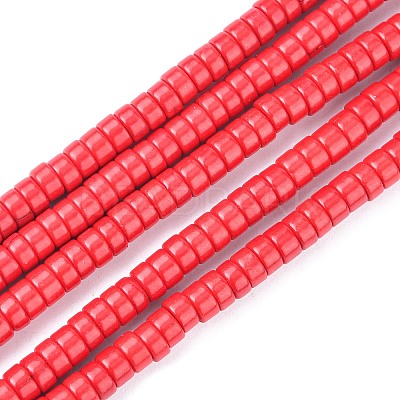 Synthetic Turquoise Beads Strands TURQ-G110-8x4mm-01-1