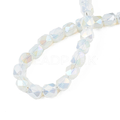 Electroplate Glass Beads Strands EGLA-N002-13-A14-1