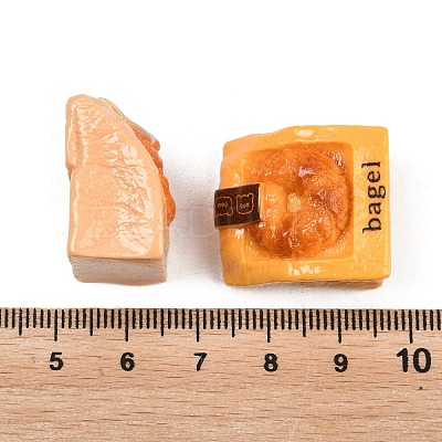 Opaque Resin Imitation Food Cabochons CRES-T027-05M-1