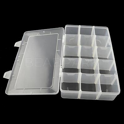 Rectangle Plastic Bead Storage Containers CON-Q024-17-1