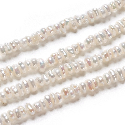 Natural Cultured Freshwater Pearl Beads Strands PEAR-I004-07A-1