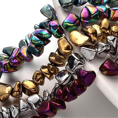Electroplate Non-magnetic Synthetic Hematite Beads Strands G-F300-06-1