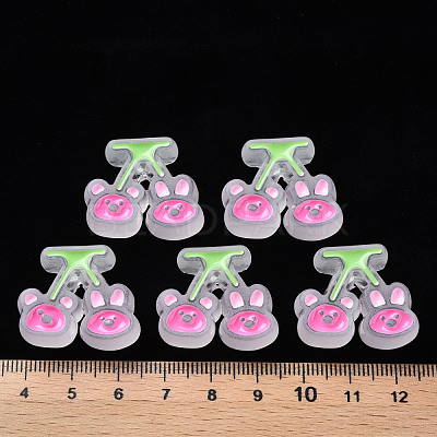 Transparent Acrylic Beads MACR-S374-04B-07-1