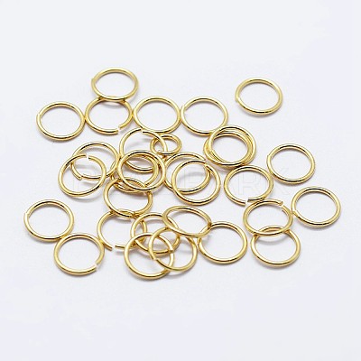 925 Sterling Silver Saw Cut Open Jump Rings STER-F036-02G-0.7x5mm-1