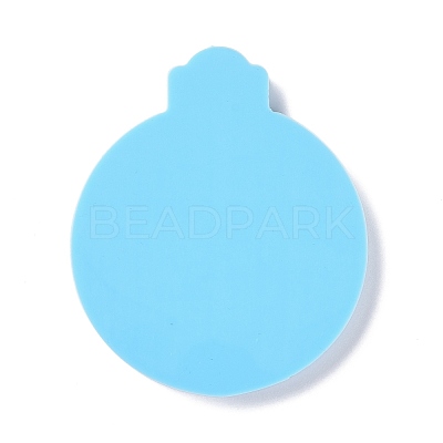 Flat Round Pendant Silicone Molds DIY-K051-19-1