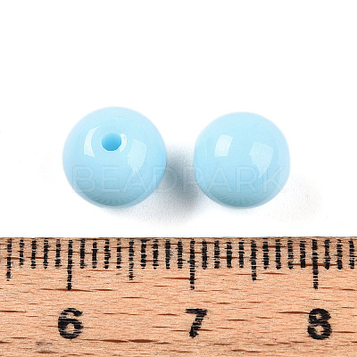 Opaque Solid Color Glass Beads X1-GLAA-N007-8mm-A15-1